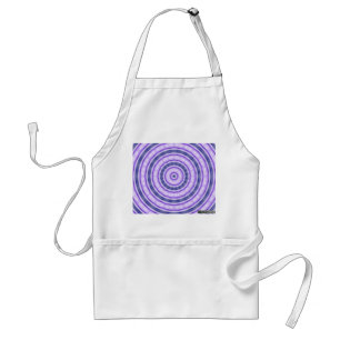 Tablier Apron à balayage violet