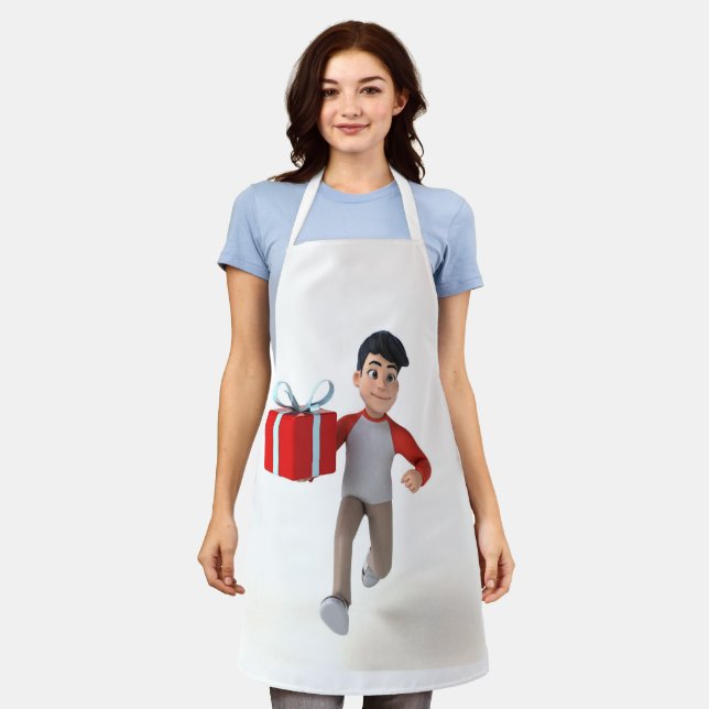 Tablier Apron Adolescent Manga (Porté)