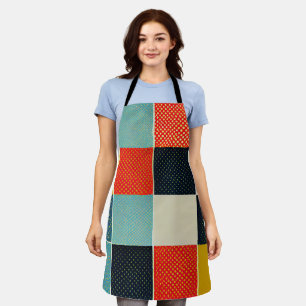 Tablier Apron amusant dans le Motif Patchwork