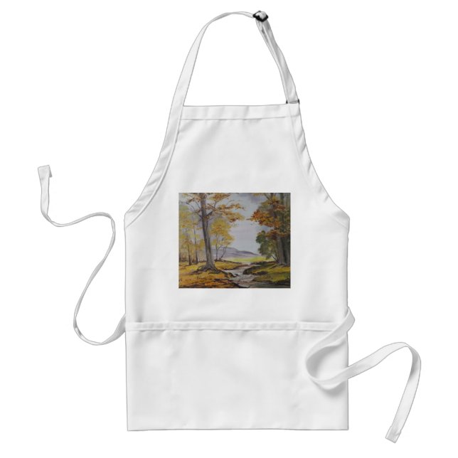 Tablier Apron Ann Hayes Painting Forest Stream (Devant)