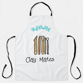 Tablier Apron Artiste poterie argile art céramique
