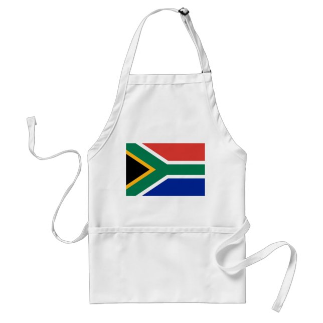 Tablier Apron avec drapeau d'Afrique du Sud (Devant)