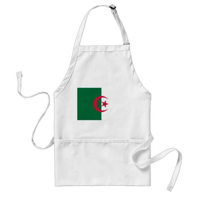 Tablier Apron avec Drapeau d'Algérie (Devant)
