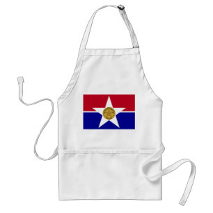 Tablier Apron avec Drapeau de Dallas, USA