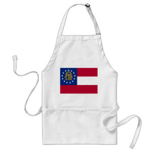 Tablier Apron avec Drapeau de Géorgie, U.S.A.