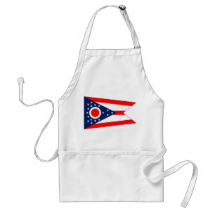 Tablier Apron avec drapeau de l'Ohio, États-Unis