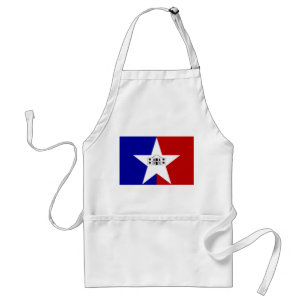 Tablier Apron avec Drapeau de San Antonio City, USA