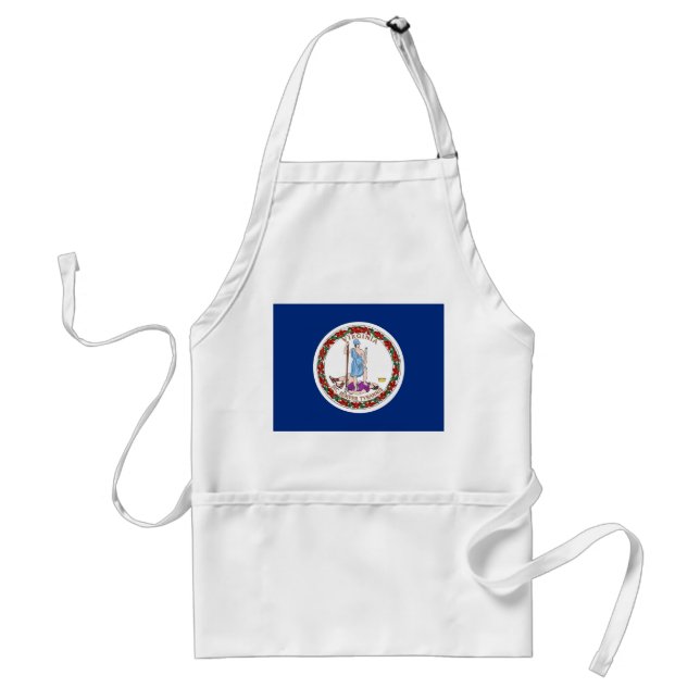 Tablier Apron avec Drapeau de Virginie, U.S.A. (Devant)