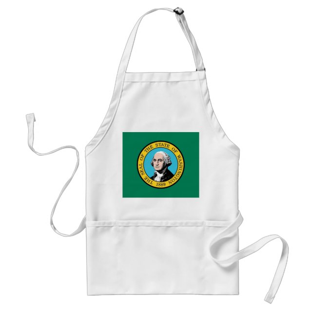 Tablier Apron avec Drapeau de Washington, U.S.A. (Devant)