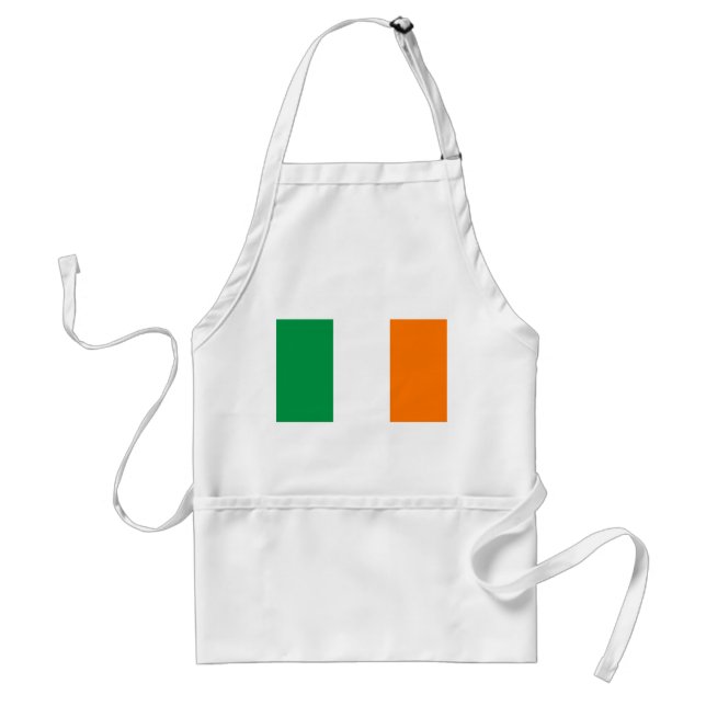 Tablier Apron avec drapeau d'Irlande (Devant)