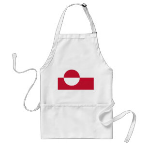 Tablier Apron avec drapeau du Groenland