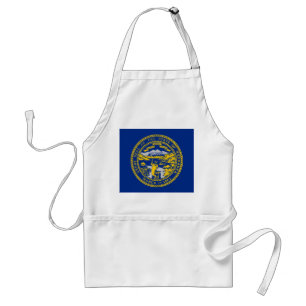 Tablier Apron avec drapeau du Nebraska, États-Unis