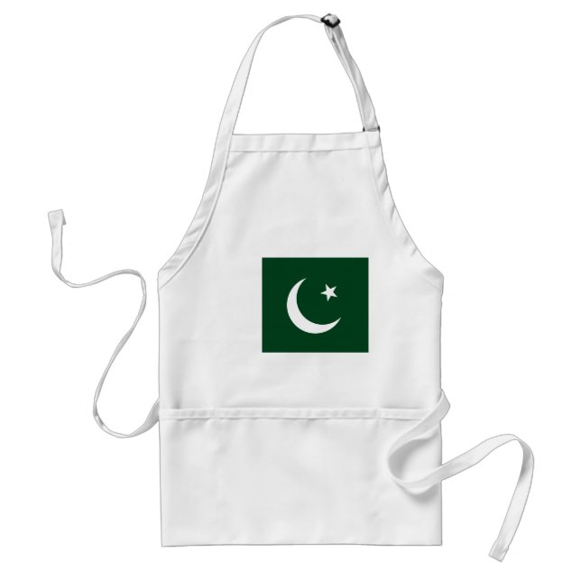 Tablier Apron avec drapeau du Pakistan (Devant)