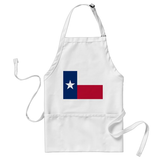 Tablier Apron avec Drapeau du Texas, États-Unis (Devant)
