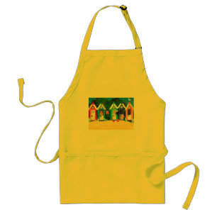 Tablier Apron "Beach Huts"