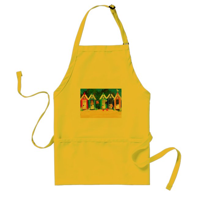 Tablier Apron "Beach Huts" (Devant)