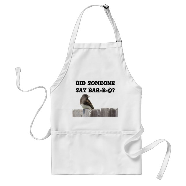 Tablier Apron - Bird on Fence v.2 (Devant)