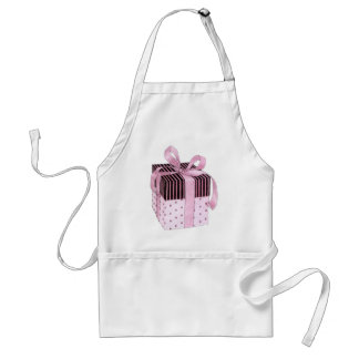 Tablier Apron cadeau rose et noir