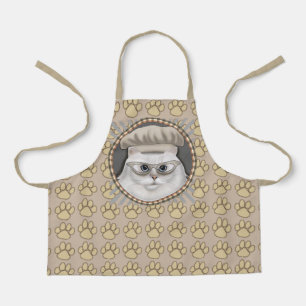 Tablier Apron Chef Chat Perse
