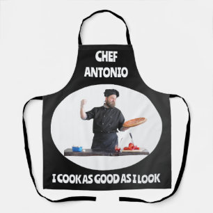 Tablier Apron Chef Photo Personnalisé