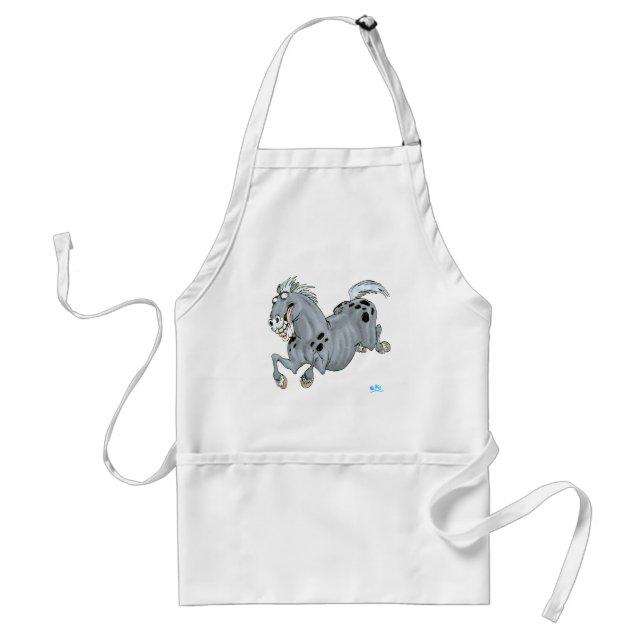 Tablier Apron Crazy Cartoon Horse (Devant)