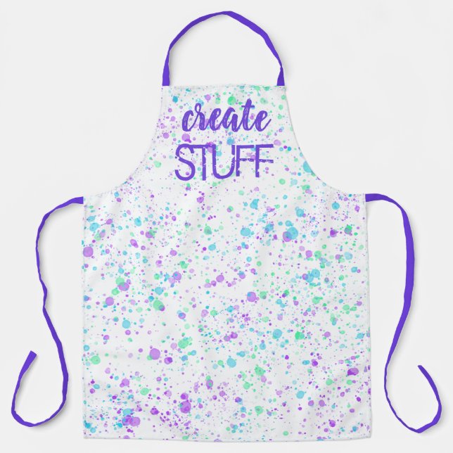 Tablier Apron "Créer des pièces" (Recto)