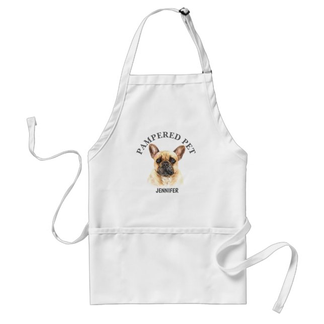 Tablier Apron customisé français pour animaux de compagnie (Devant)