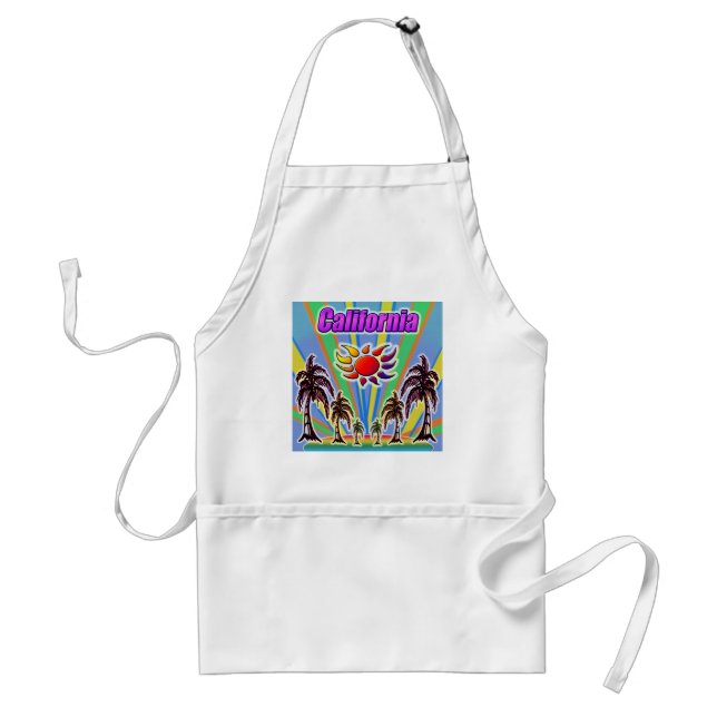 Tablier Apron d'amour d'été de Californie (Devant)