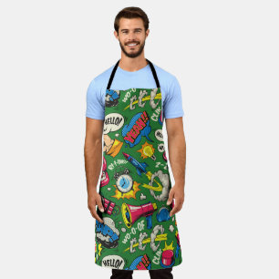 Tablier Apron de bande dessinée rétro - Motif d'art pop
