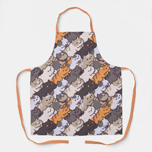 Tablier Apron de chats mignons (Recto)