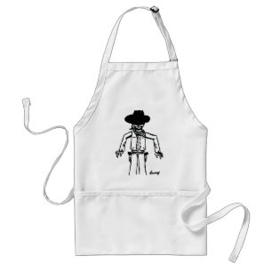 Tablier Apron de croquis de Cowboy