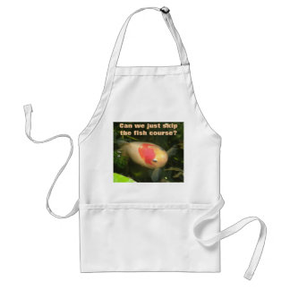 Tablier Apron de Cuisine drôle de poisson d'or