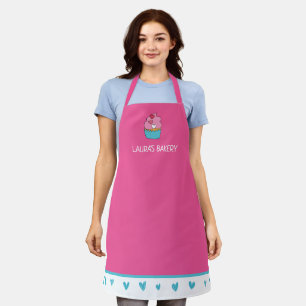 Tablier Apron de cupcake personnalisé pour femmes