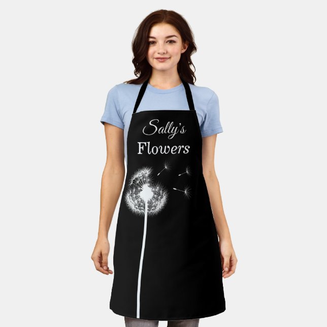 Tablier Apron de Dandelion noir (Porté)