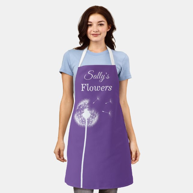 Tablier Apron de Dandelion violet (Porté)