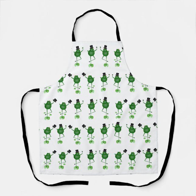Tablier Apron de grenouilles dansantes (Recto)
