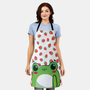 Tablier Apron de la baie de fraise Kawaii