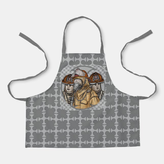 Tablier Apron de l'équipe de pompiers (Recto)