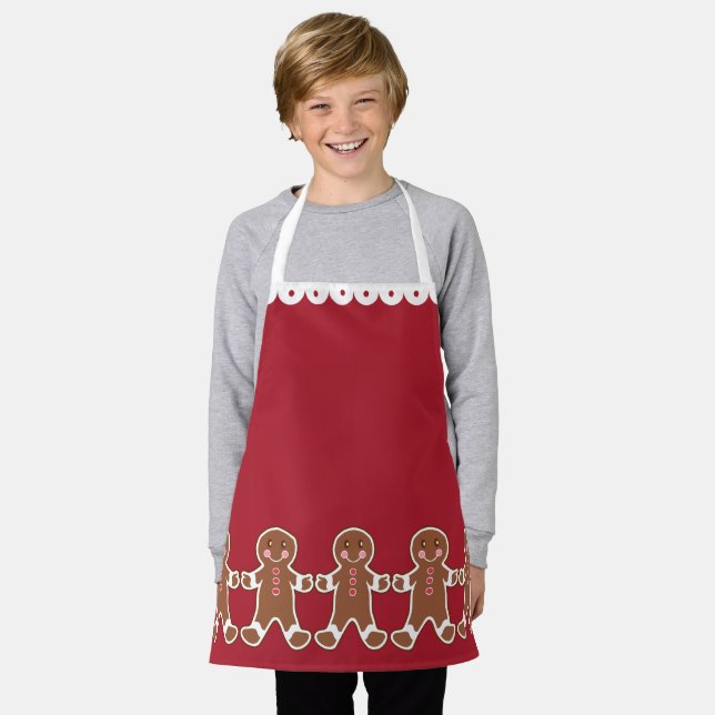 Tablier Apron de pain d'épice pour enfants (Porté)