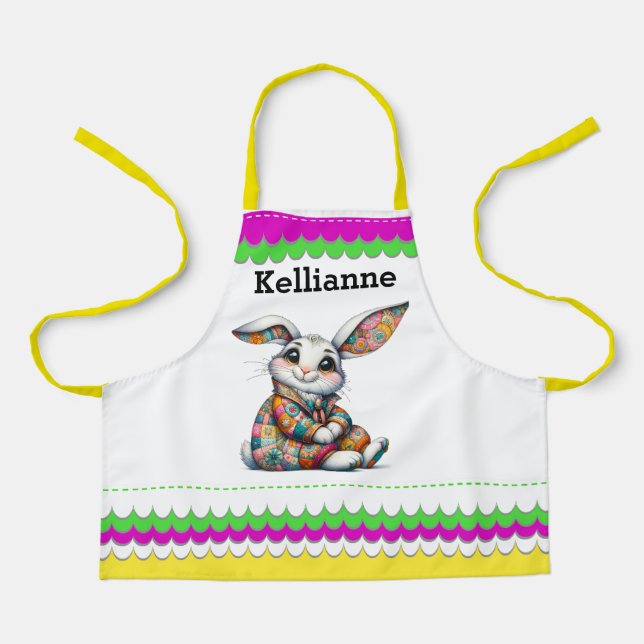 Tablier Apron de Pâques de l'enfant adorable (Recto)
