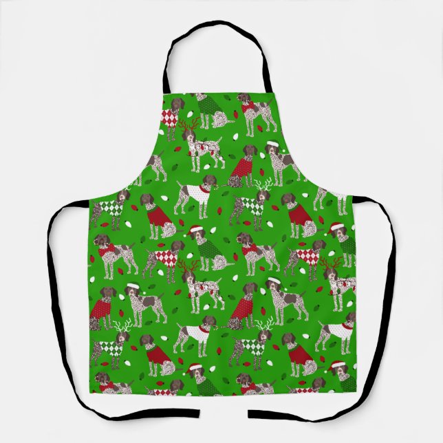 Tablier Apron de pointre allemand de Noël (Recto)