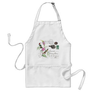 Tablier Apron de poisson de l'Ephémère française aux oisea