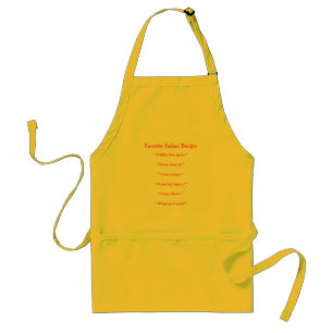 Tablier Apron de recette d'accentuation italienne préfér