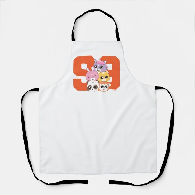 Tablier Apron Des Amis Lumineux Et Heureux (Recto)