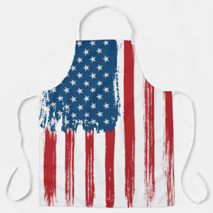 Tablier Apron des étoiles et des stries patriotiques