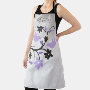 Tablier Apron des Lovebirds violets