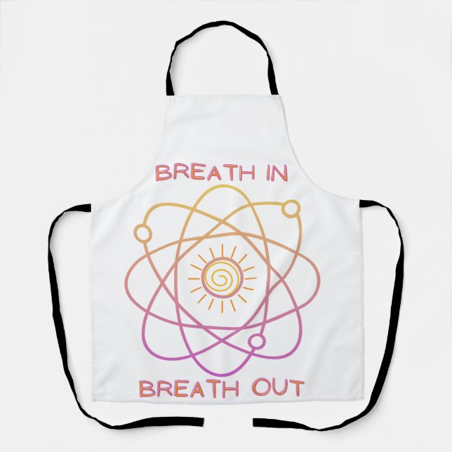 Tablier Apron, design "Breath In Breath Out" (Recto)