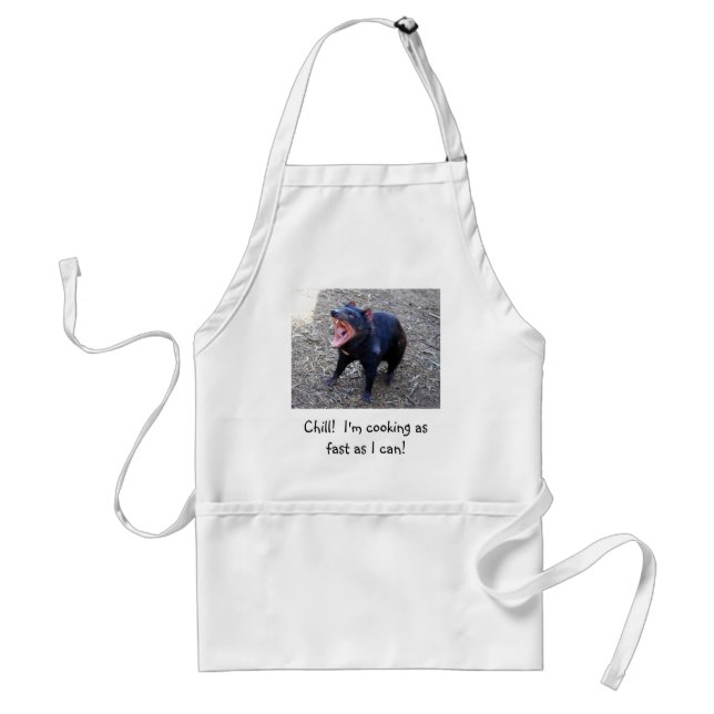 Tablier Apron diabolique de Tasmanie (Devant)