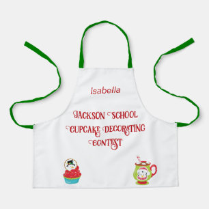 Tablier Apron du concours de décoration de cupcake de l'éc