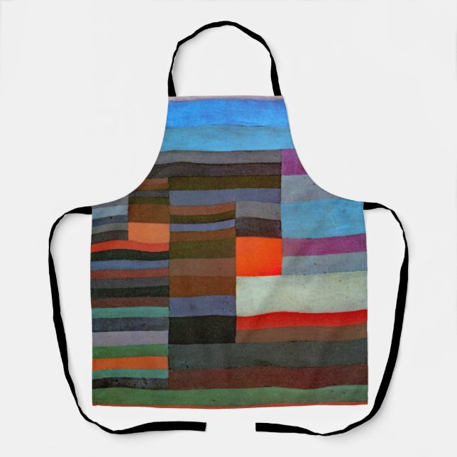 Tablier APRON - "Fire in the Evening" - Paul Klee (Recto)